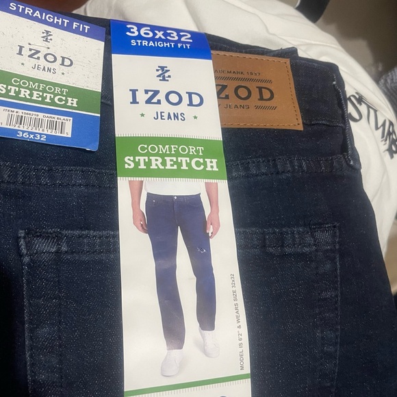 Izod Men's Straight fit Jeans - size 36x32 - Picture 6 of 6